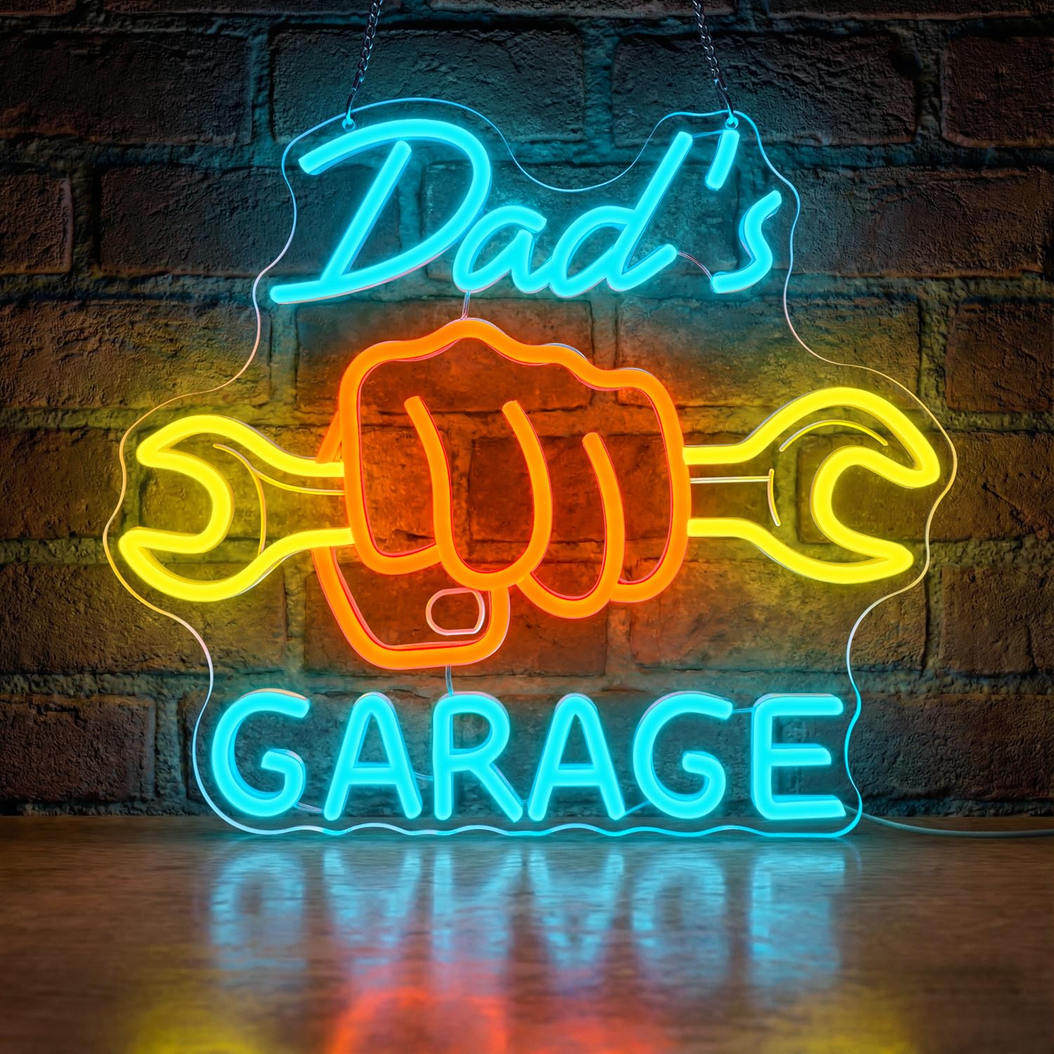 Auto Repair Shop Design - Letreiro Neon de Garagem para Decoração