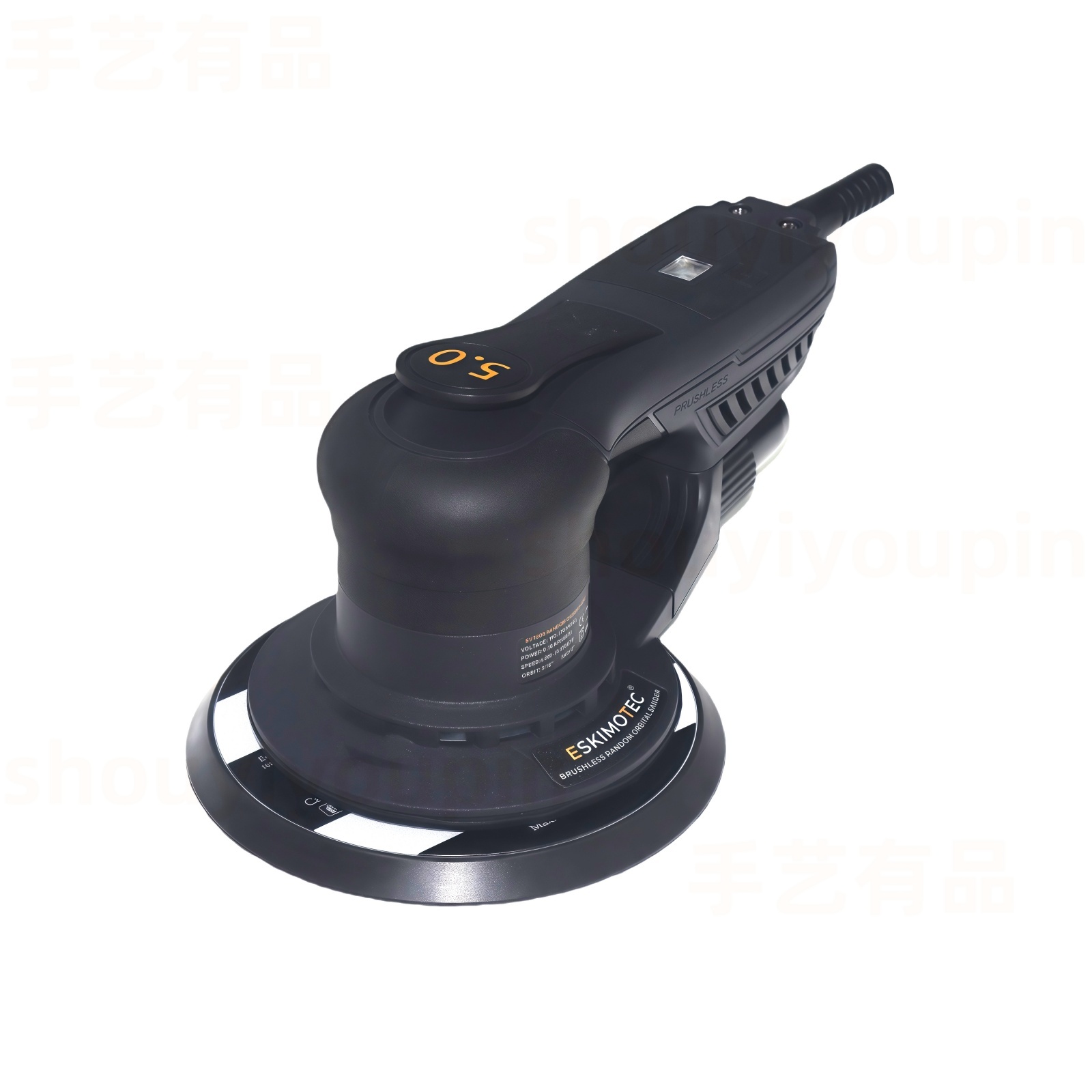 Orbital Polisher Da - Mini lixadeira orbital aleatória, 5mm, escova
