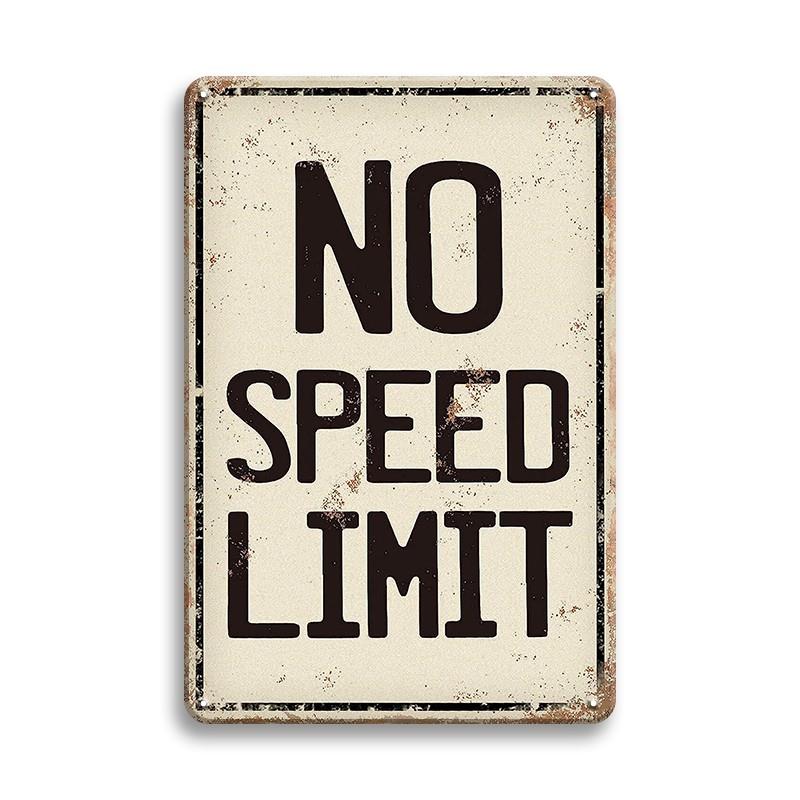 Auto Repair Shop Requirements - Placa de Metal 2D Vintage Divertida