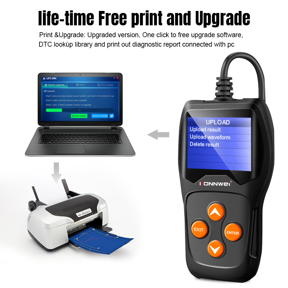 KONNWEI KW600 Testador Profiss - Battery Load Tester avaliação e preço