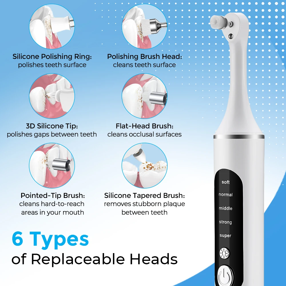 Polidor de dentes elétrico, li - Orbital Polisher Da avaliação e preço