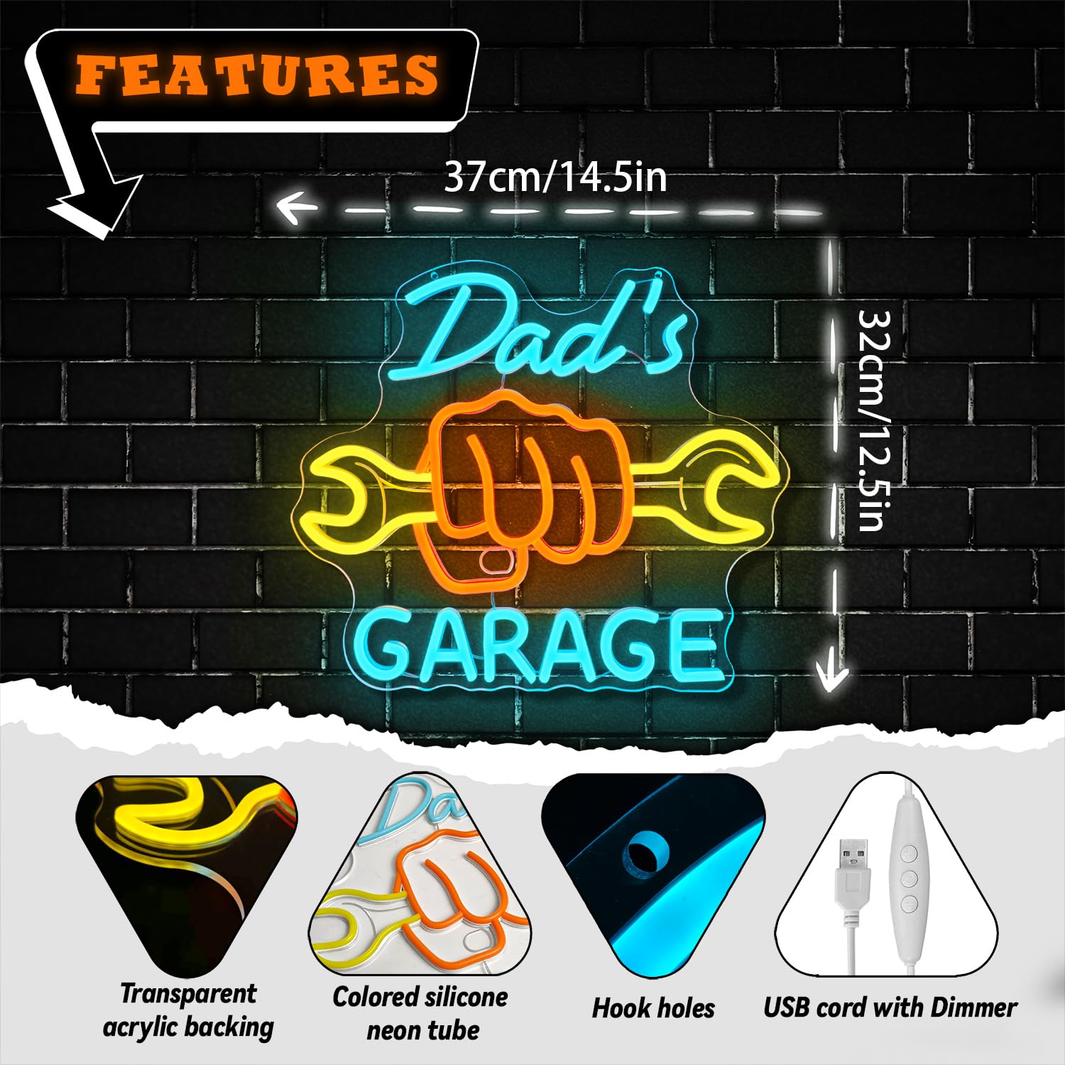 Letreiro Neon de Garagem para  - Auto Repair Shop Design avaliação e preço