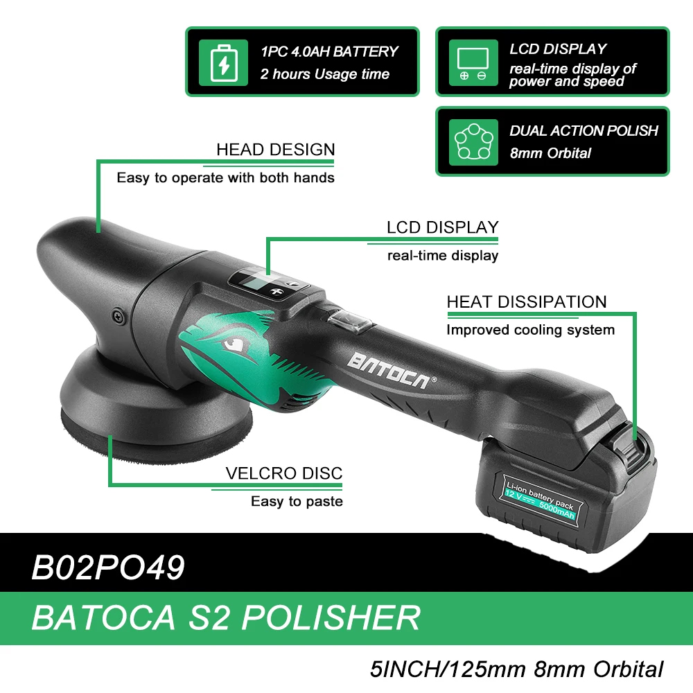Polidora Automotiva Sem Fio BA - Orbital Polisher Da avaliação e preço