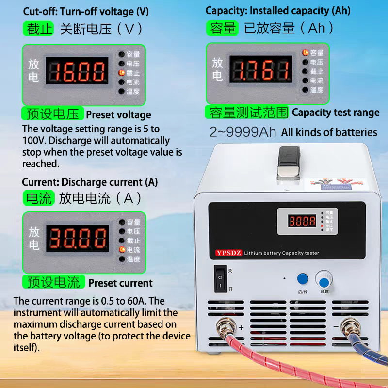 Testador de capacidade de bate - Battery Load Tester avaliação e preço